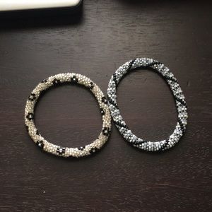 Colorful beaded bracelets